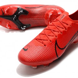 Nike Mercurial Vapor 13 Elite FG Red Black Soccer Cleats