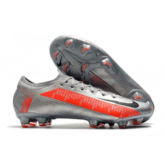 Nike Mercurial Vapor 13 Elite FG Silver Orange Black Soccer Cleats