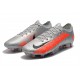 Nike Mercurial Vapor 13 Elite FG Silver Orange Black Soccer Cleats