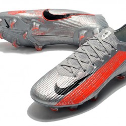 Nike Mercurial Vapor 13 Elite FG Silver Orange Black Soccer Cleats