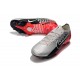 Nike Mercurial Vapor 13 Elite FG Silver Red Black Soccer Cleats