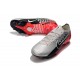 High Quality Nike Mercurial Vapor 13 Elite FG Silver Red Black Soccer Cleats Shop