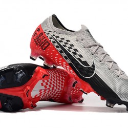 Nike Mercurial Vapor 13 Elite FG Silver Red Black Soccer Cleats