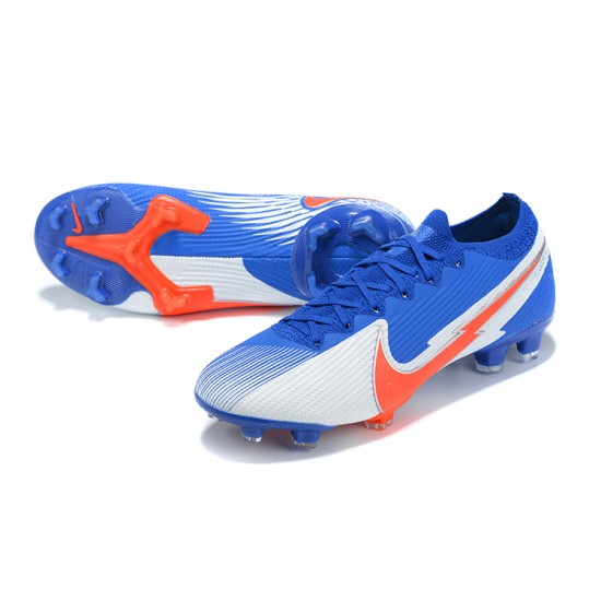 To Find A Ready Market Nike Mercurial Vapor 13 Elite FG Silver Red Blue Soccer Cleats Online