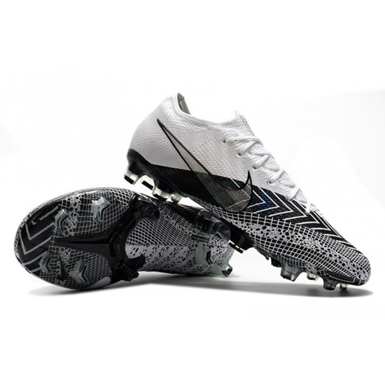 Sell Like Wild Fire Nike Mercurial Vapor 13 Elite FG White Black Soccer Cleats On Sale