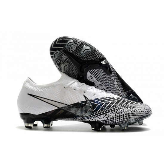 Sell Like Wild Fire Nike Mercurial Vapor 13 Elite FG White Black Soccer Cleats On Sale