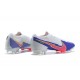 Best Quality Nike Mercurial Vapor 13 Elite FG White Blue Peach Soccer Cleats On Sale