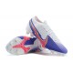 Best Quality Nike Mercurial Vapor 13 Elite FG White Blue Peach Soccer Cleats On Sale