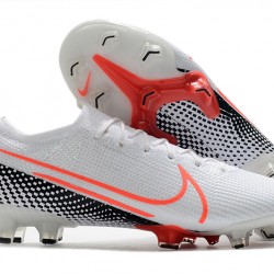 Nike Mercurial Vapor 13 Elite FG White Orange Black Soccer Cleats