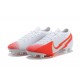 High Quality Nike Mercurial Vapor 13 Elite FG White Orange Gold Soccer Cleats On Sale