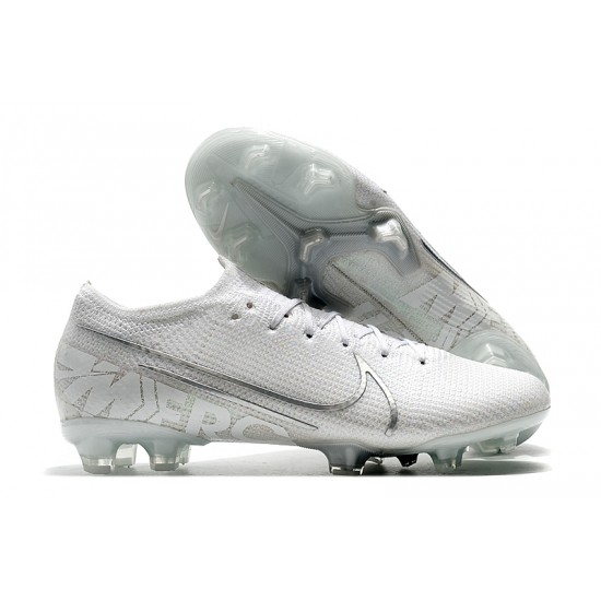 Click To Buy Nike Mercurial Vapor 13 Elite FG White Silver Soccer Cleats Shop Online