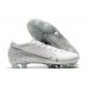 Nike Mercurial Vapor 13 Elite FG White Silver Soccer Cleats