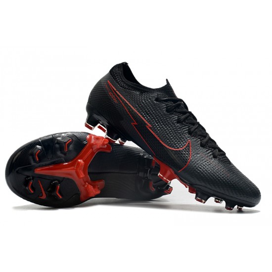 Nike Mercurial Vapor 13 Elite Korea FG Black Red Soccer Cleats