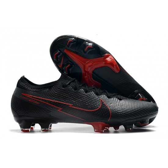 Nike Mercurial Vapor 13 Elite Korea FG Black Red Soccer Cleats