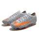 Nike Mercurial Vapor 13 Elite Korea FG Grey Silver Orange Soccer Cleats