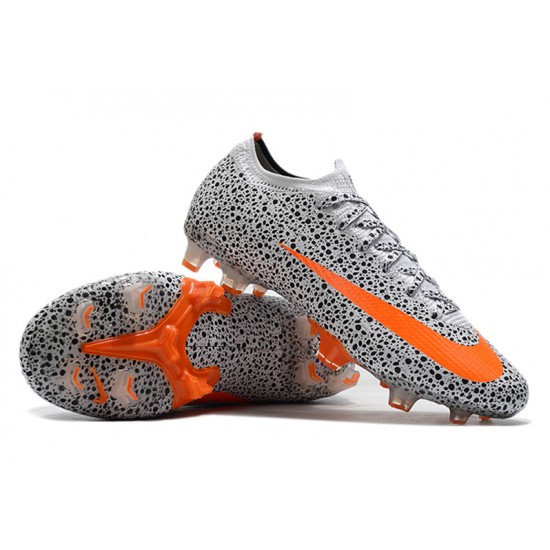 Our Top Picks Nike Mercurial Vapor 13 Elite Korea FG Grey Silver Orange Soccer Cleats Shop Online