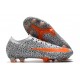 Nike Mercurial Vapor 13 Elite Korea FG Grey Silver Orange Soccer Cleats