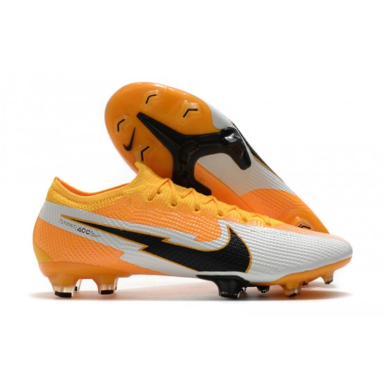 Top Quality Nike Mercurial Vapor 13 Elite Korea FG Orange Silver Black Soccer Cleats On Sale