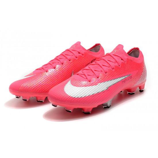 Explore Nike Mercurial Vapor 13 Elite Korea FG Peach Silver Soccer Cleats For Sale