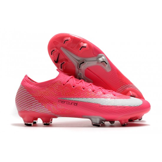 Explore Nike Mercurial Vapor 13 Elite Korea FG Peach Silver Soccer Cleats For Sale