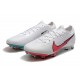 Nike Mercurial Vapor 13 Elite Korea FG White Red Ltblue Soccer Cleats