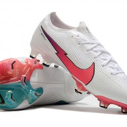 Nike Mercurial Vapor 13 Elite Korea FG White Red Ltblue Soccer Cleats