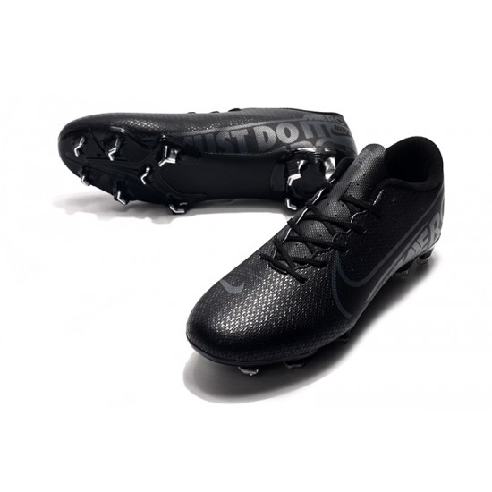 Nike Mercurial Vapor XIII PRO FG All Black Soccer Cleats