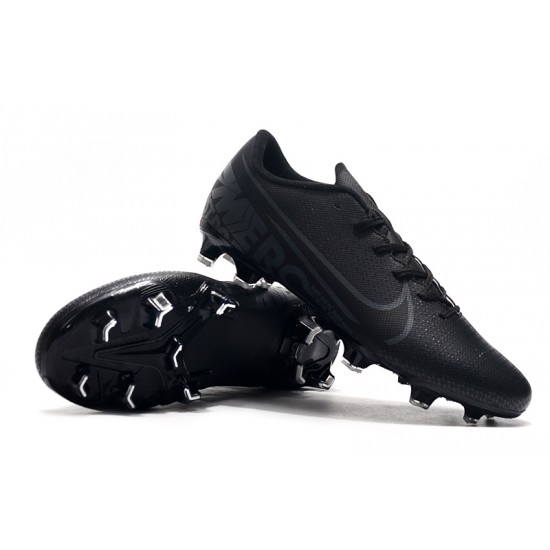 Nike Mercurial Vapor XIII PRO FG All Black Soccer Cleats