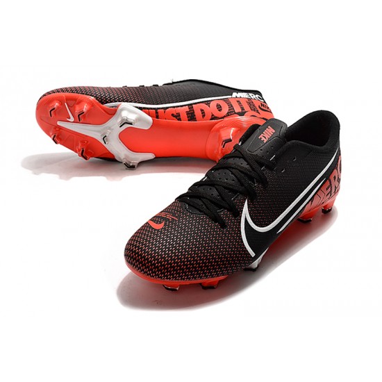 Buy Nike Mercurial Vapor XIII PRO FG Black Red White Soccer Cleats Shop Online