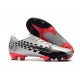 Nike Mercurial Vapor XIII PRO FG Black Silver Red Soccer Cleats