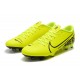 Nike Mercurial Vapor XIII PRO FG Black Yellow Soccer Cleats