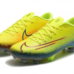 Nike Mercurial Vapor XIII PRO FG Black Yellow Soccer Cleats