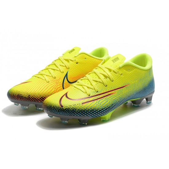 Nike Mercurial Vapor XIII PRO FG Black Yellow Soccer Cleats