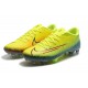 Nike Mercurial Vapor XIII PRO FG Black Yellow Soccer Cleats