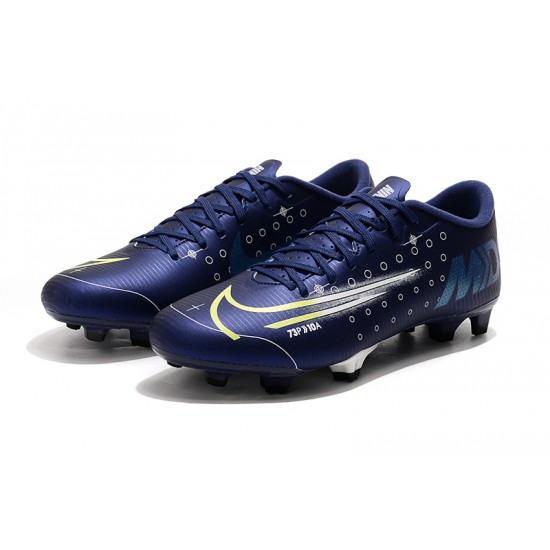 Nike Mercurial Vapor XIII PRO FG Deep Blue White Soccer Cleats