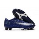 Nike Mercurial Vapor XIII PRO FG Deep Blue White Soccer Cleats