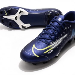 Nike Mercurial Vapor XIII PRO FG Deep Blue White Soccer Cleats