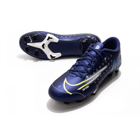 Nike Mercurial Vapor XIII PRO FG Deep Blue White Soccer Cleats