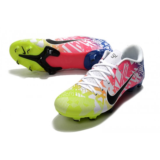 Explore Nike Mercurial Vapor XIII PRO FG Green Black Pink White Soccer Cleats For Sale
