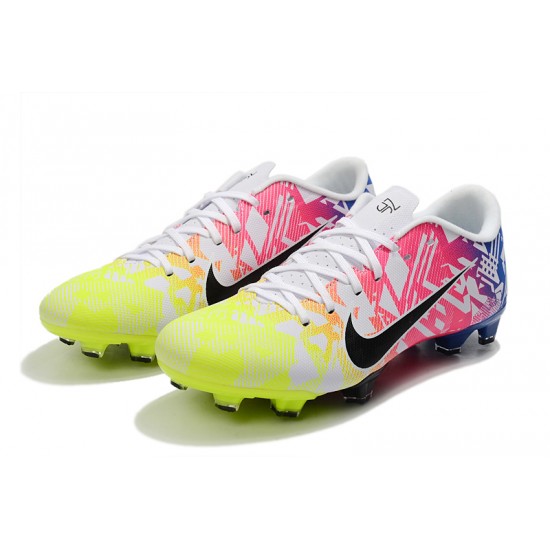 Explore Nike Mercurial Vapor XIII PRO FG Green Black Pink White Soccer Cleats For Sale