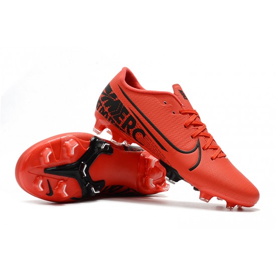 Nike Mercurial Vapor XIII PRO FG Red Black Soccer Cleats