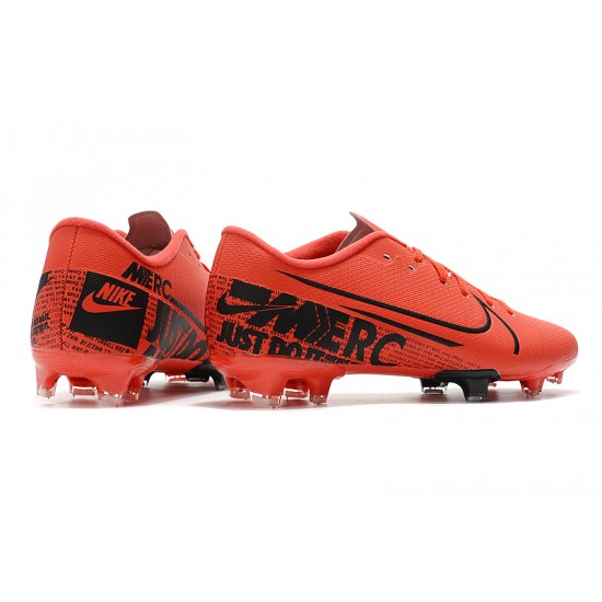 Nike Mercurial Vapor XIII PRO FG Red Black Soccer Cleats