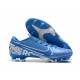 Nike Mercurial Vapor XIII PRO FG White Blue Soccer Cleats