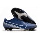 Nike Mercurial Vapor XIII PRO FG White Deep Blue Soccer Cleats