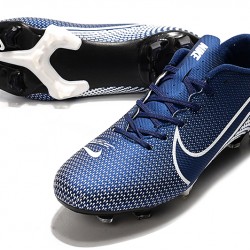Nike Mercurial Vapor XIII PRO FG White Deep Blue Soccer Cleats