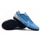 The Best Selling Line Nike Mercurial Vapor XIII TF White Blue Soccer Cleats For Sale