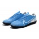 The Best Selling Line Nike Mercurial Vapor XIII TF White Blue Soccer Cleats For Sale