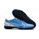 The Best Selling Line Nike Mercurial Vapor XIII TF White Blue Soccer Cleats For Sale