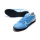 The Best Selling Line Nike Mercurial Vapor XIII TF White Blue Soccer Cleats For Sale
