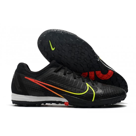 Shop Now Nike Mercurial Zoom Vapor 14 Pro TF Mens Black Green White Soccer Cleats For Sale